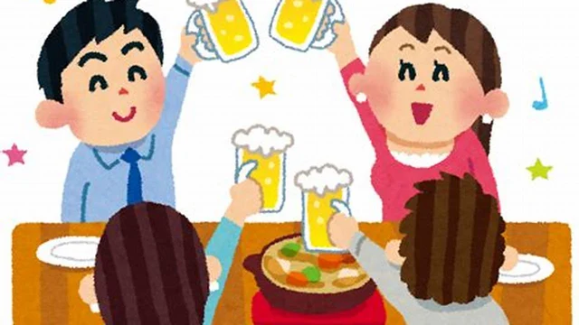 バイアグラ 食後 / 食事 / お酒のイメージイラスト